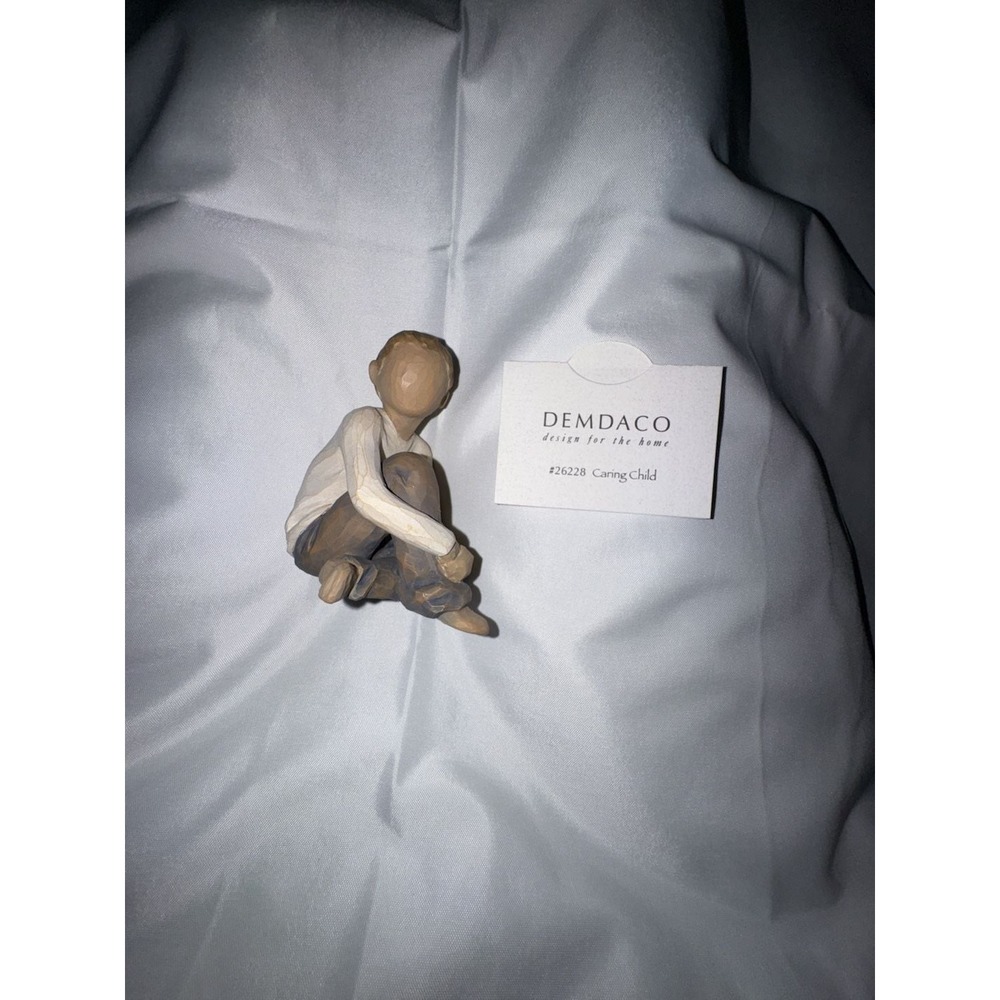 Willow Tree Caring Child Sculpted Figurine 26228 Susan Lordi Demdaco NIB